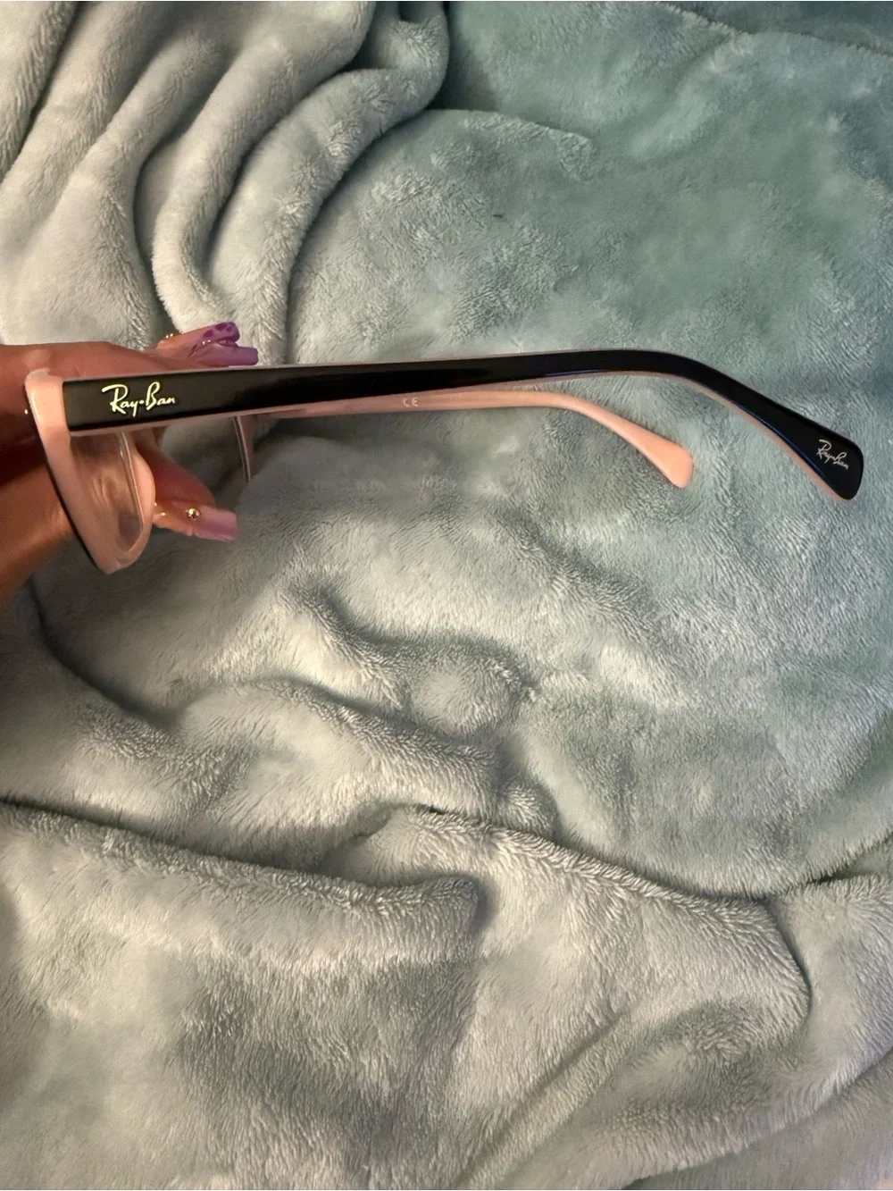 Ray-Ban Eyeglass Frames RB 5150 5024 Black Pink Womens Rectangular  50-19-135